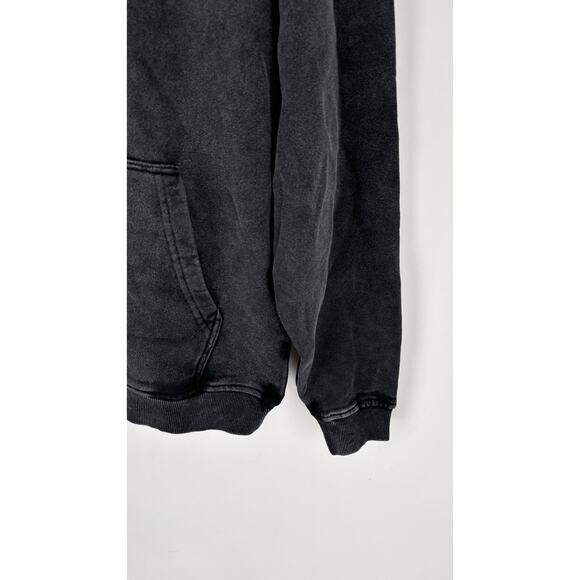 Alpha Omega Soldier Of God Hoodie Pullover Size Small Washed Black New Jesus - Picture 3 of 8